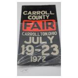 Carroll County Fair Cardboard Sign 12'x22'