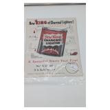 Fire King Charcoal Lighter Cardboard Sign 11'x14'