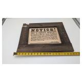 Pricate Prpoerty Paper Sign