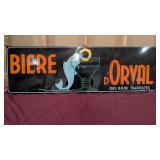Biere D'Orval Porcelain Sign SS, 61'x19'