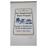 Neighborhood Watch Program Metal Sign 12'x18'