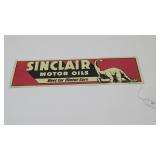 Sinclair Motor Oil Tin Sign 16'x5'