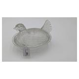 Glass Hen On A Nest
