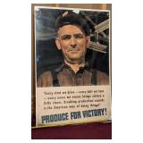 1942 Original American WWII Propaganda Poster
