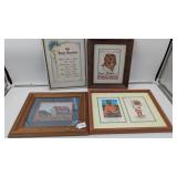 Assorted Black Wall Hangers