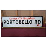 Borough of St. Marylebone Porcelain Sign