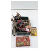 Box Lot Vintage Toys and Action Figures