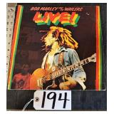 1975 Bob Marley and the Wailers LIVE Record Album