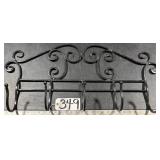 Wrought Iron Coat Rack