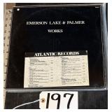 1977 Emerson Lake & Palmer Works Promotional Copy