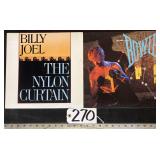 1982 Billy Joel & 1983 David Bowie Record Albums