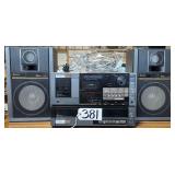 Vintage Mitsubishi Stereo Speaker System