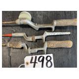 3 Vintage Steel Fishing Rods