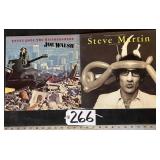 1981 Joe Walsh & 1977 Steve Martin Record Albumns