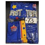 Raw Blue First Team Basketball Worm Ups Size L
