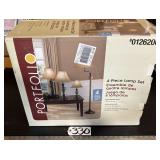 Portfolio 4 Pc. Lamp Set NIB