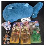 Ty Beanies & Stuffed Whale Toys