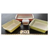 Pyrex Dishes & Refrigerator Dish