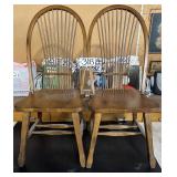2 Spindle Back Chairs