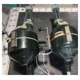 2 Zebco 77 Fishing Reels & Rods