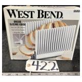 West Bend Bread Slicing Guide