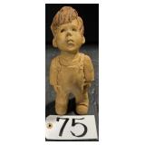 Lee Bortin Boy in Overalls