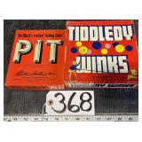 1959 Pit Game & Tiddledy Winks Gams