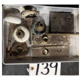 Vintage Door Knobs & Eastlake Lock & Back Plates