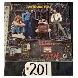 1978 The Who Who Are You Red Record Album