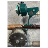 2 Penn Fishing Reels Delmar No 285 & No 60 + Rods