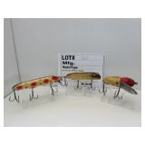 2 Heddon and 1 South Bend