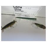 2 Vintage lures / unk Mfg