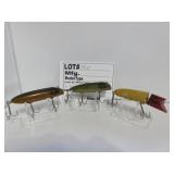 1 Heddon  2 South Bends