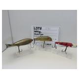 3 Vintage Lures / Unk. Mfg.