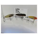 3 Vintage Lures unk mfg.
