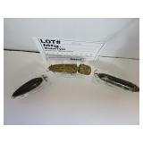 2 Heddon and a Creek Chub