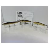 2 Rapaula and 1 Rebel Minnows