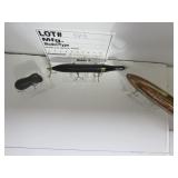 3 Vintage wood lures maker unknown