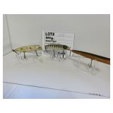 3 Vintage lures unk mfg.