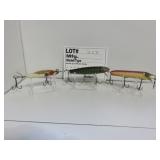 Vintage PawPaw-Heddon Vamp-3 hook wooden unk