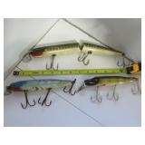 Creek Chub Pike lures lot of 3
