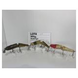 3 Vintage Creek Chub Pikes