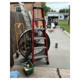 6 foot fiberglass Davidson folding ladder