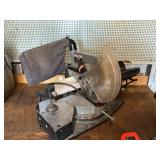 Tradesman 10 inch miter saw with dust bag good