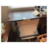 Hospital type table goes over bed