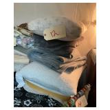 Bedsheets, quilts, comforters pillows etc