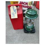Coleman lantern with case excellent condition