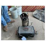 Sunbeam patio grill with two charcoal starters