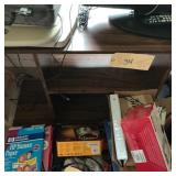 Entertainment center type shelving. Includes  TV