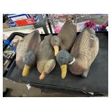 **4 VINT. DUCK DECOYS